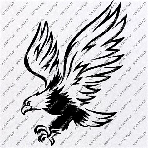 Download 464+ Tribal Eagle SVG Silhouette